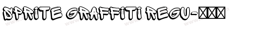 Sprite Graffiti Regu字体转换